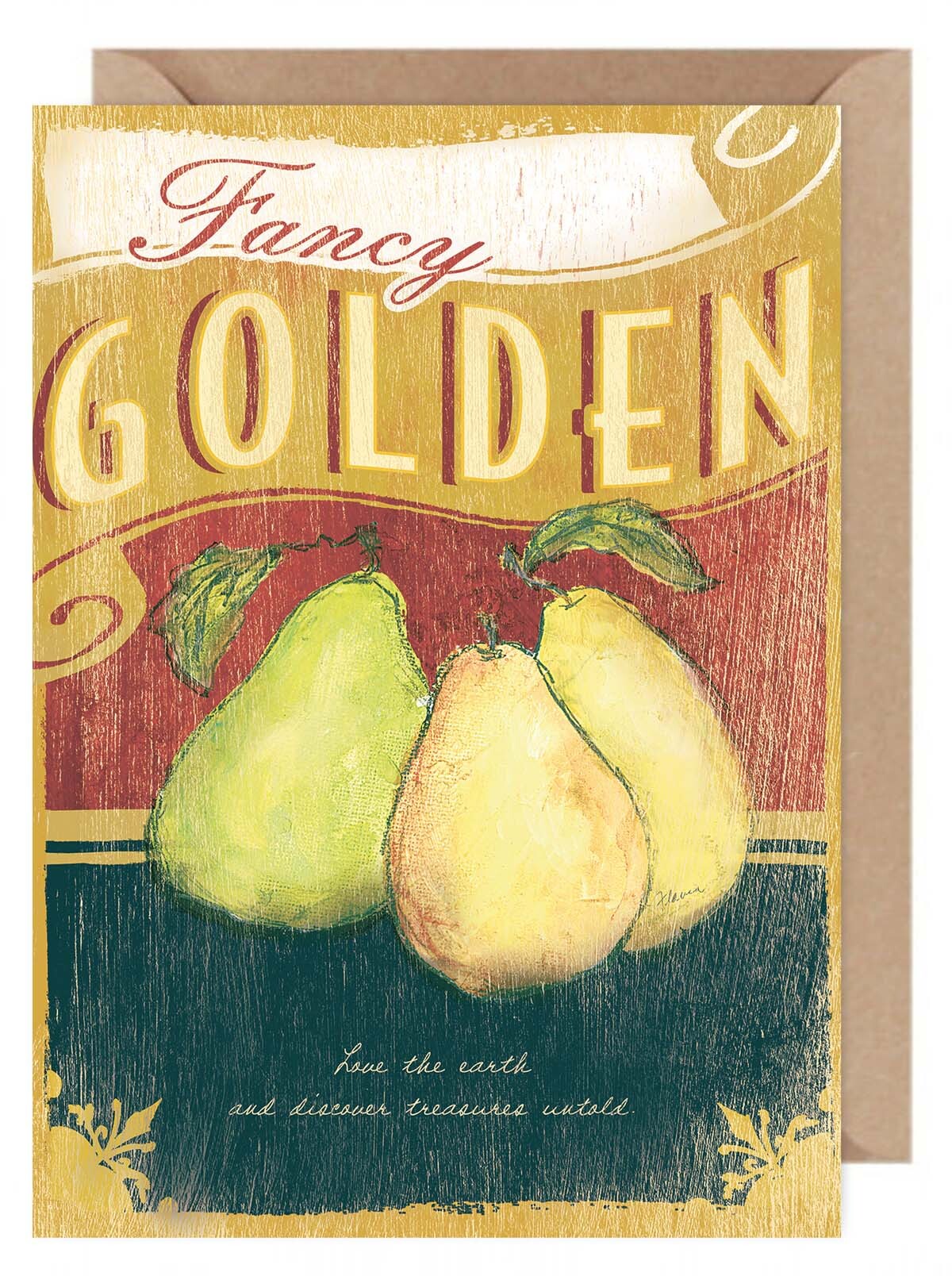 Fancy Golden - a Flavia Weedn inspirational greeting card 0002-8117