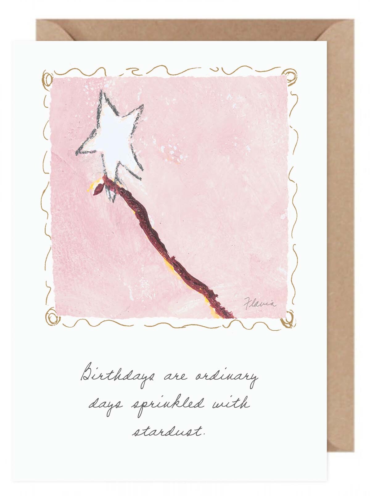 Sprinkled with Stardust - a Flavia Weedn inspirational greeting card 0003-2071