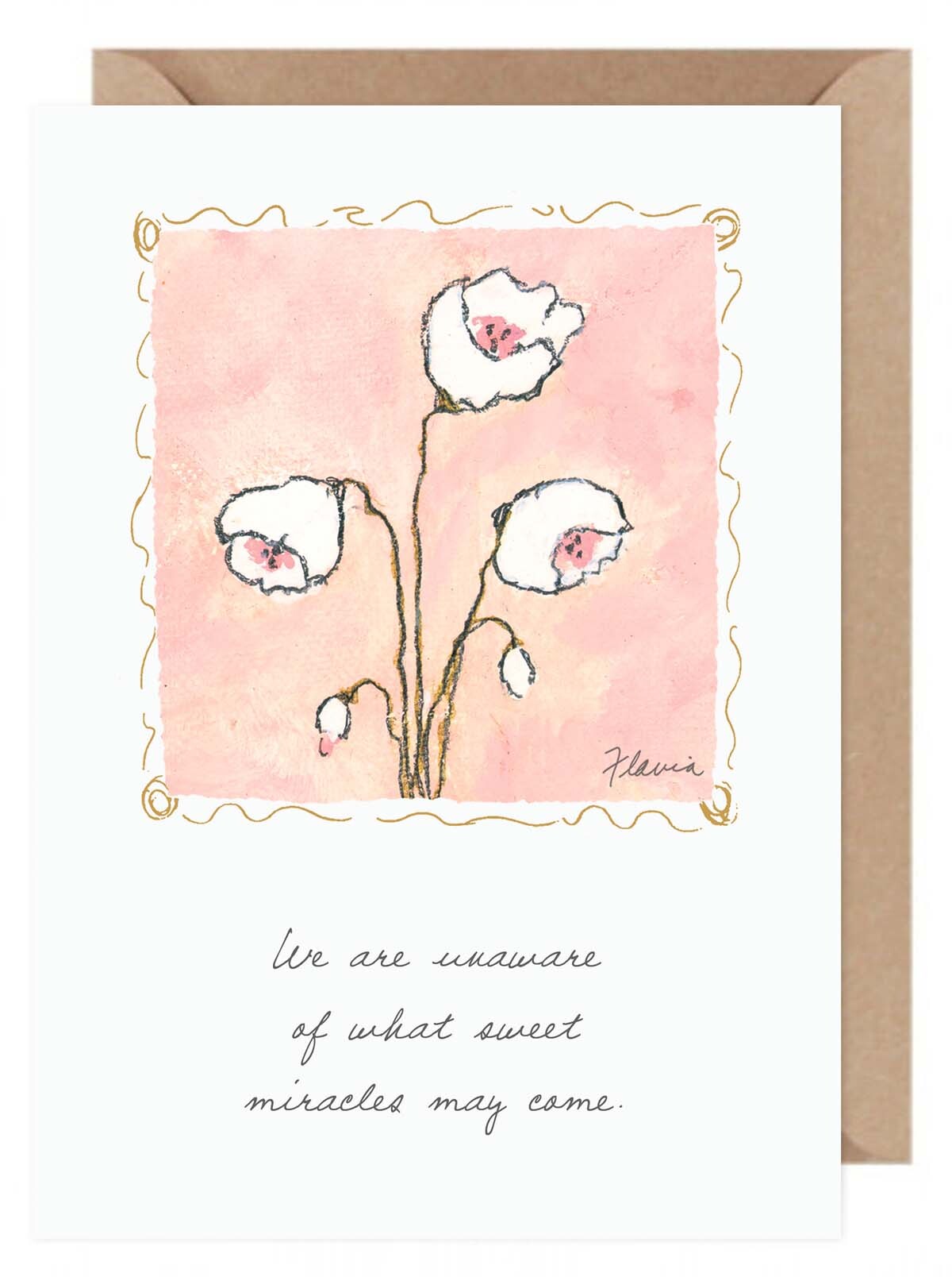 Sweet Miracles - a Flavia Weedn inspirational greeting card 0003-2105