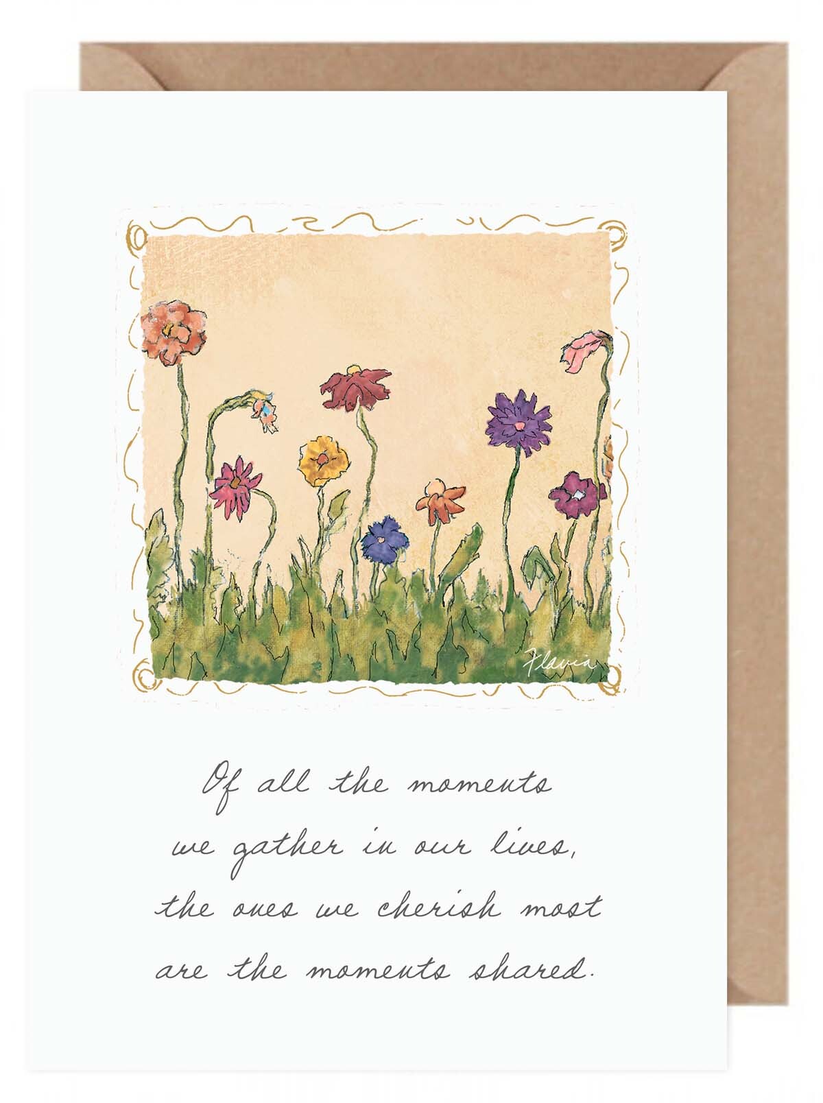 Shared Moments - a Flavia Weedn inspirational greeting card 0003-2158