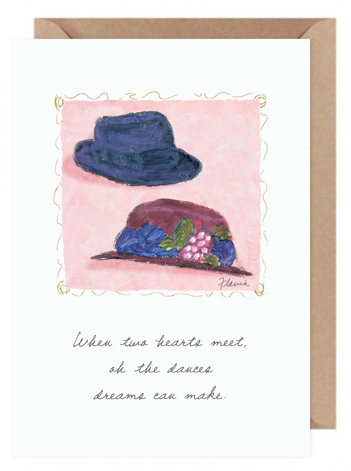When Hearts Meet - a Flavia Weedn inspirational greeting card 0003-2168