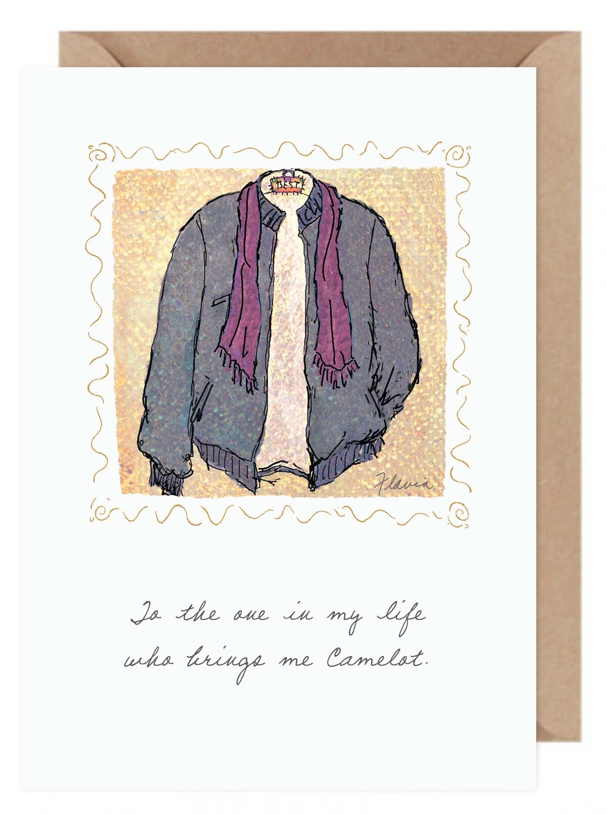 Camelot - a Flavia Weedn inspirational greeting card 0003-2184