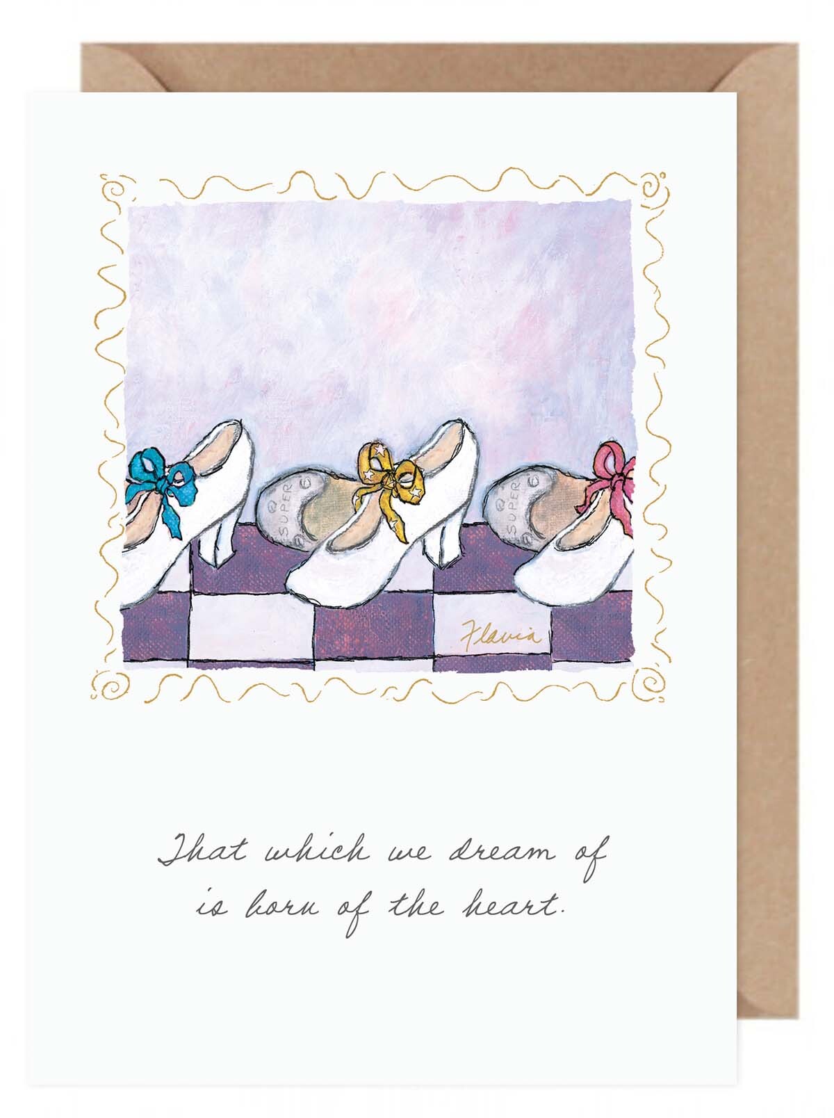Born of the Heart - a Flavia Weedn inspirational greeting card 0003-2265