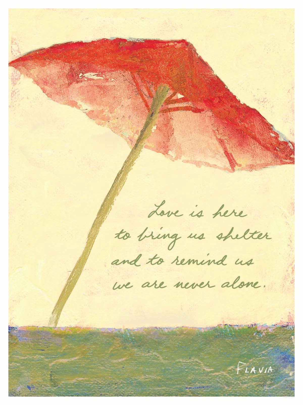 Red Umbrella - by Flavia Weedn 0003-4375