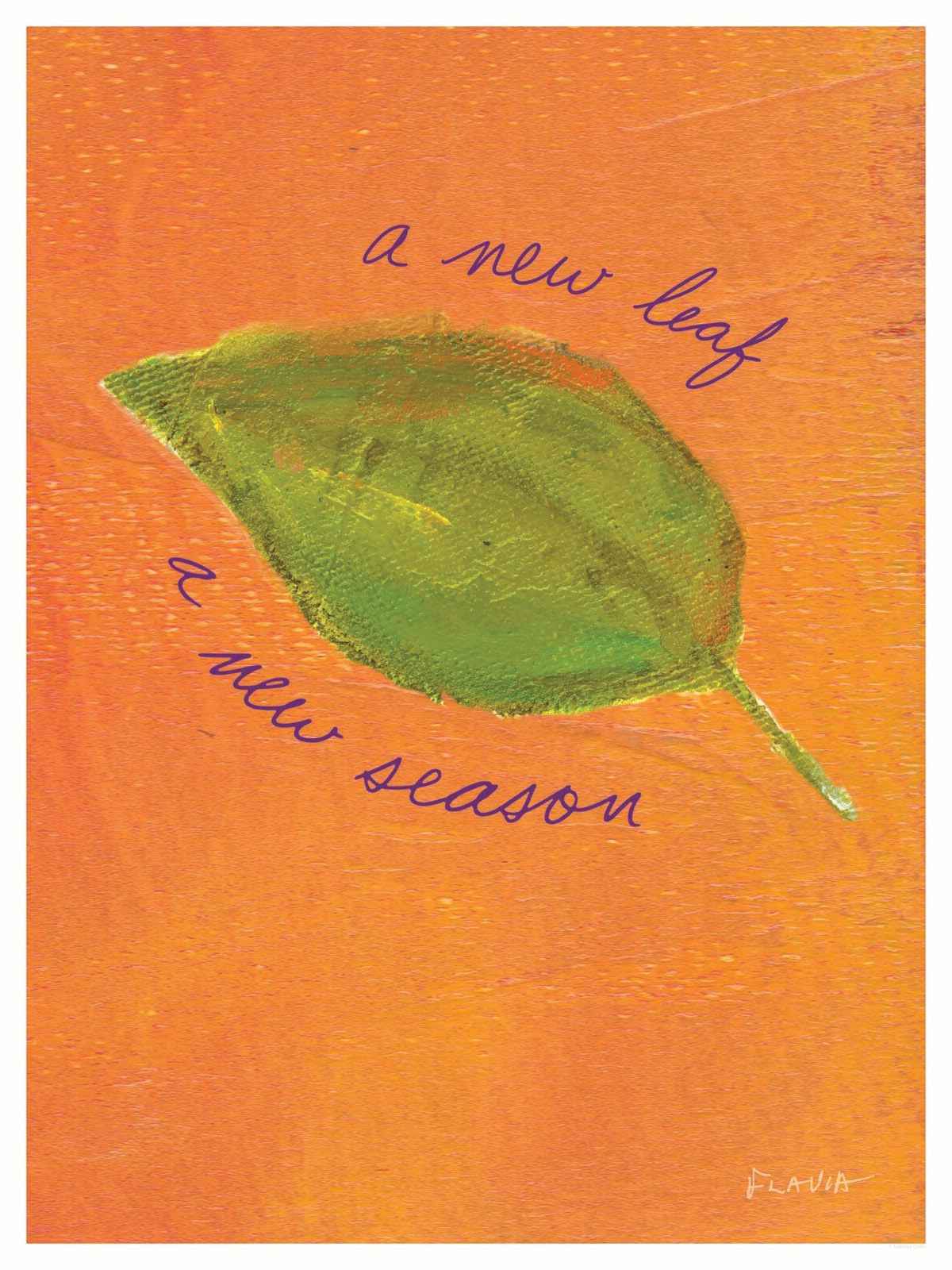 A New Leaf - by Flavia Weedn 0003-4380