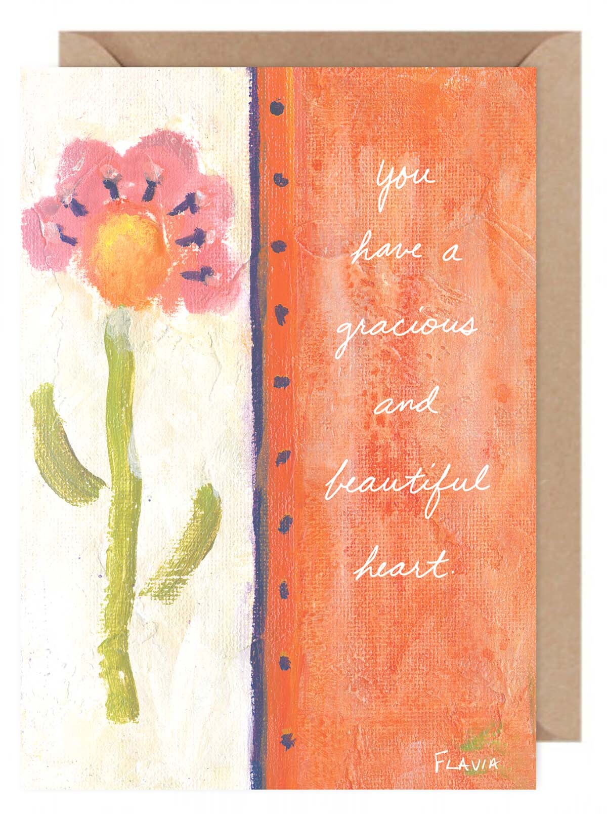 Your Heart - a Flavia Weedn inspirational greeting card 0101-0001