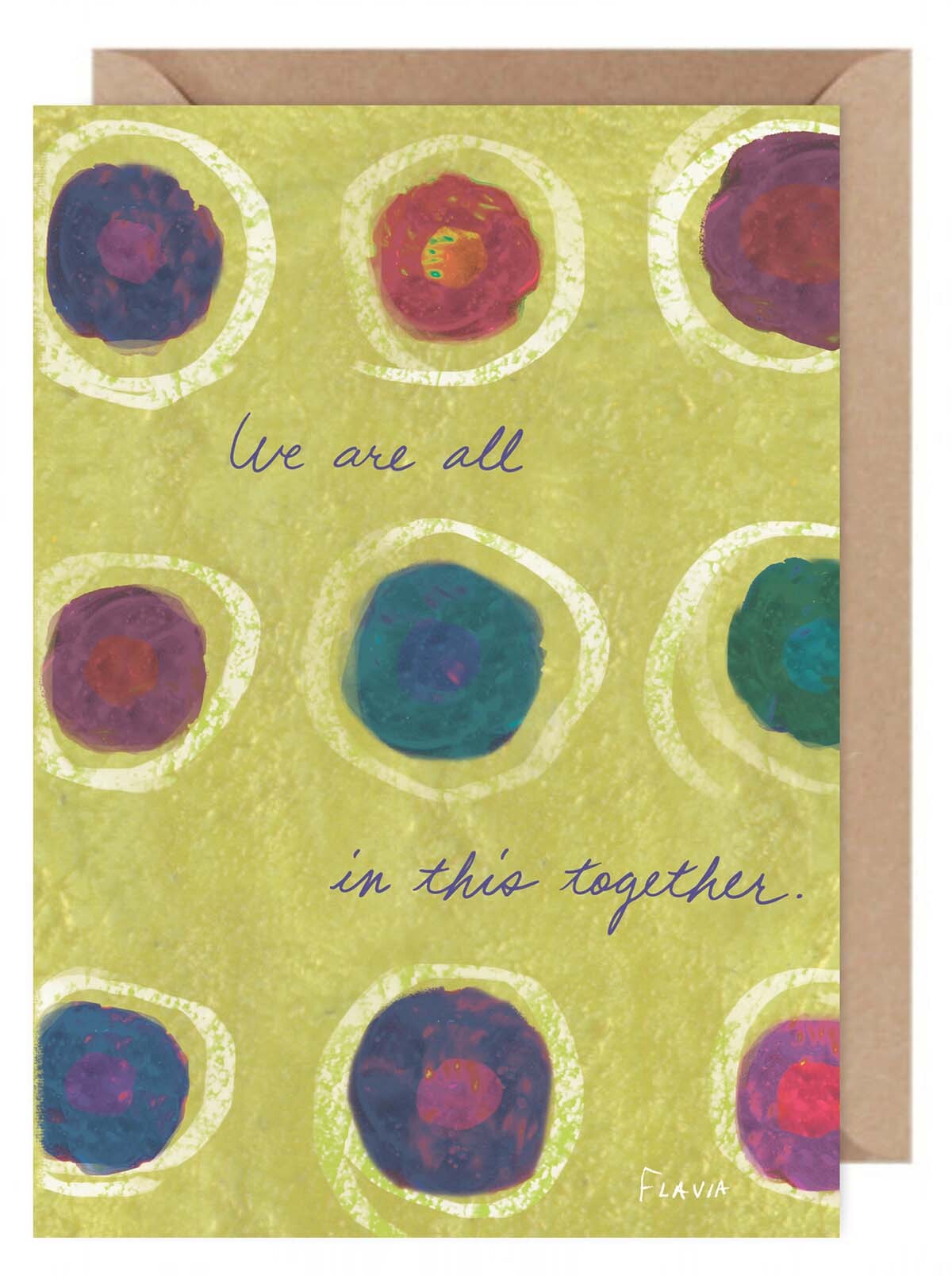In this Together - a Flavia Weedn inspirational greeting card 0101-0006