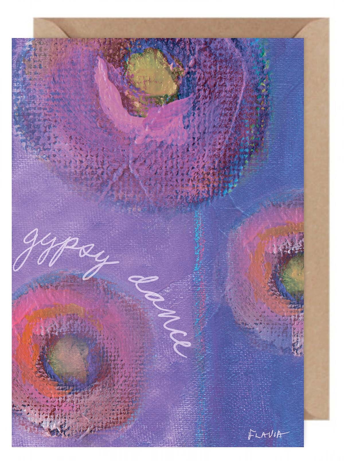 Gypsy Dance - a Flavia Weedn inspirational greeting card 0101-0017