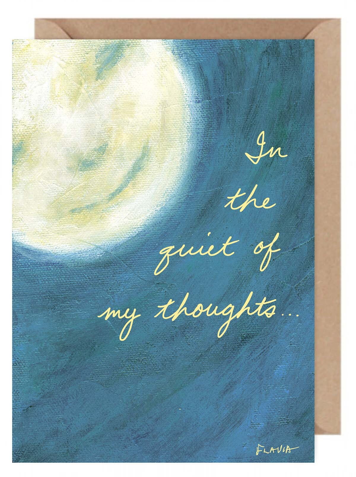 Thoughts - a Flavia Weedn inspirational greeting card 0101-0030