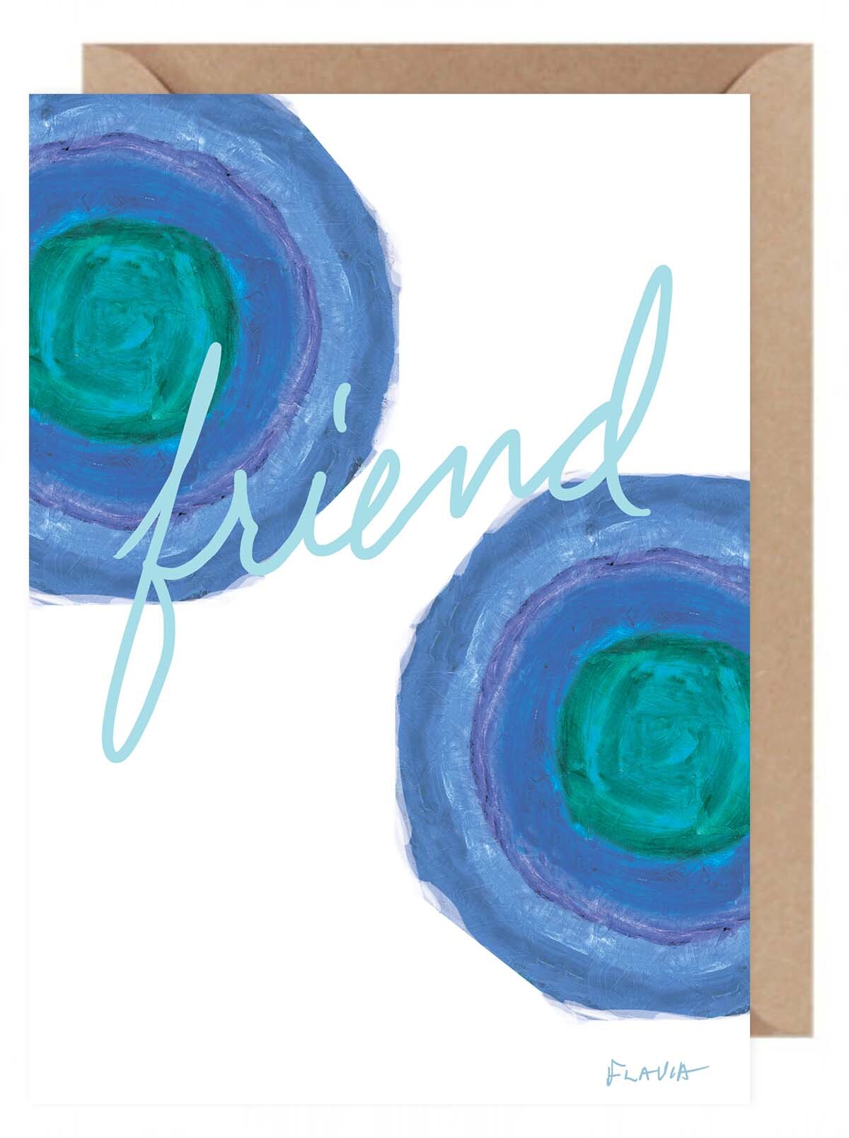 Friend - a Flavia Weedn inspirational greeting card 0101-0037