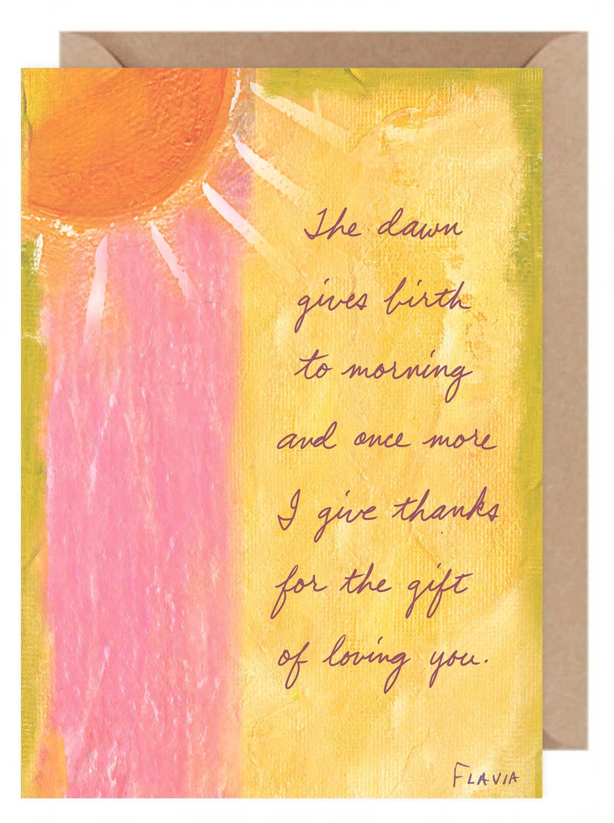 Loving You - a Flavia Weedn inspirational greeting card 0101-0045