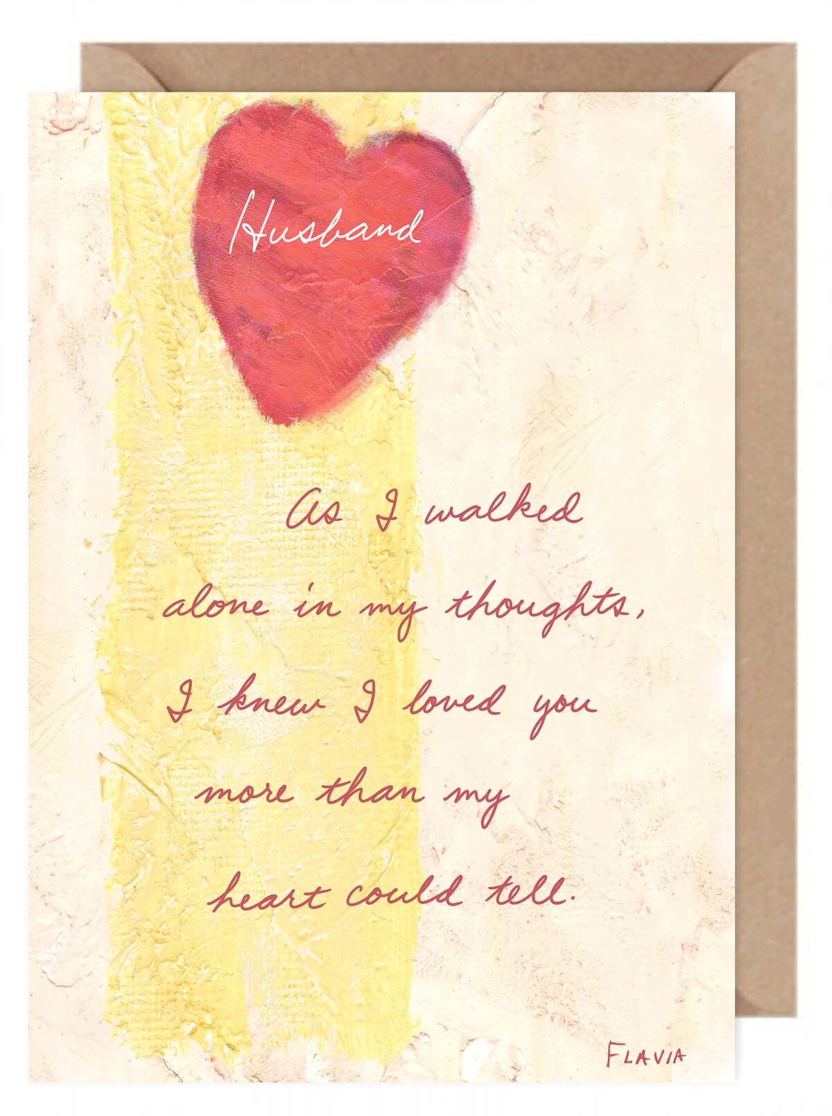 Husband - a Flavia Weedn inspirational greeting card 0101-0099