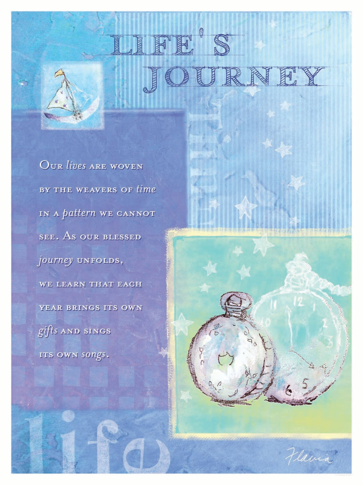 Life's Journey - by Flavia Weedn  0003-4355