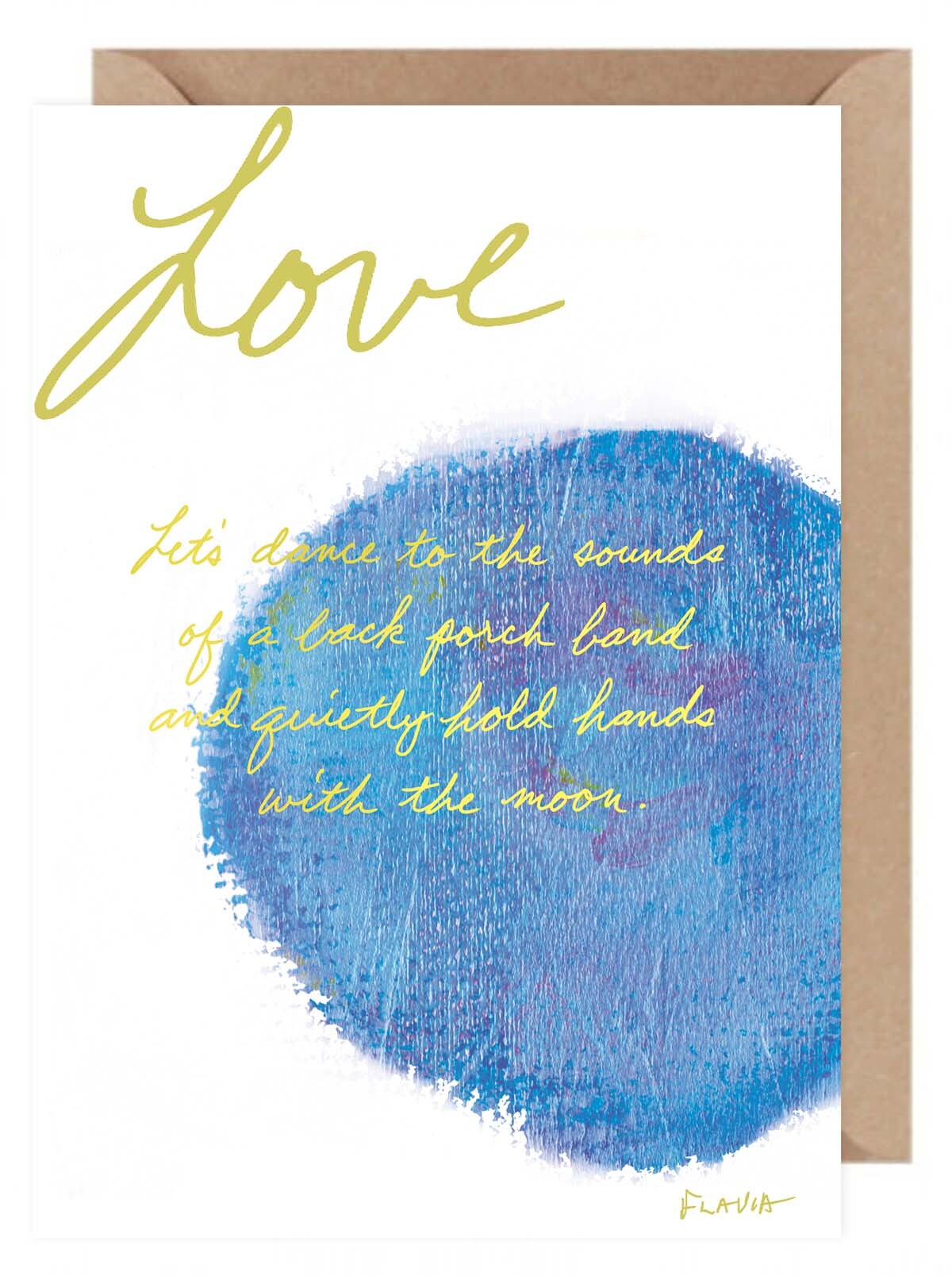 Love - a Flavia Weedn inspirational greeting card  0101-0044