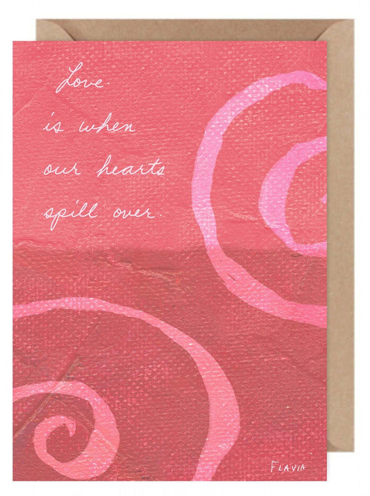 Love - a Flavia Weedn inspirational greeting card  0101-0074