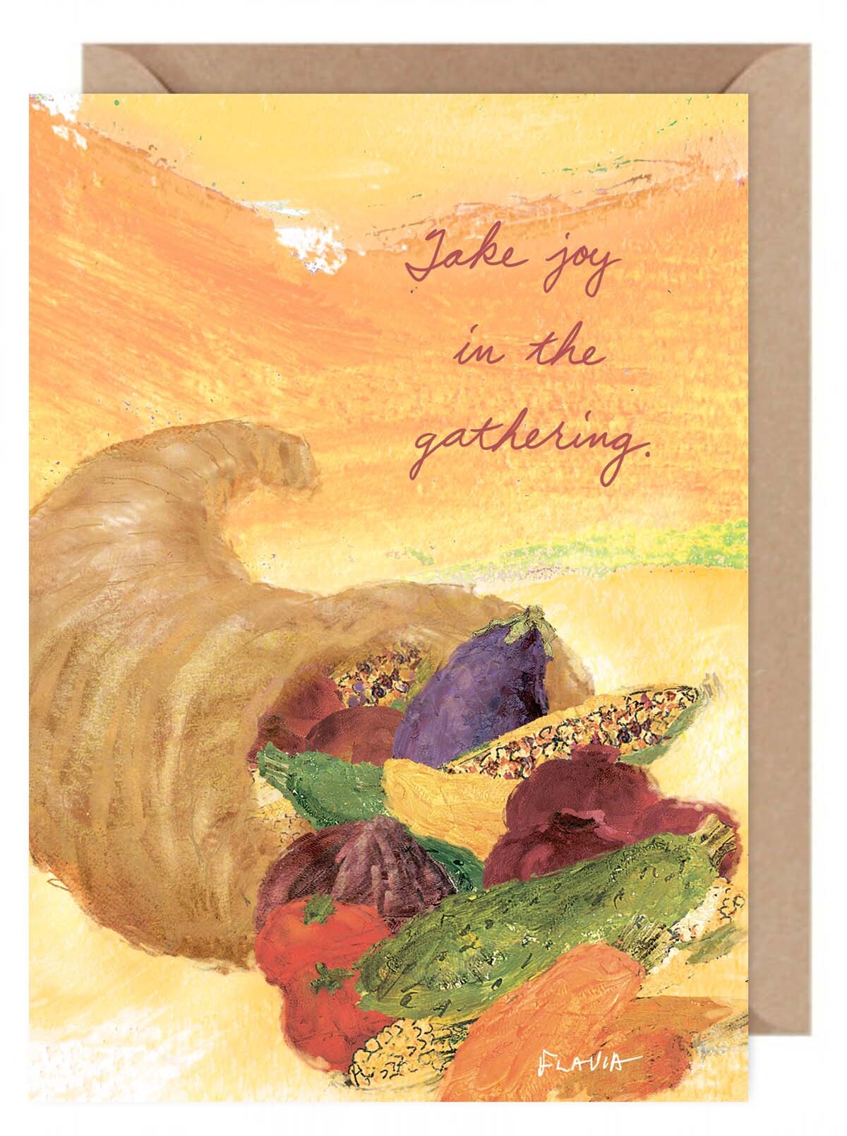 Thanksgiving - a Flavia Weedn inspirational greeting card  0101-0098