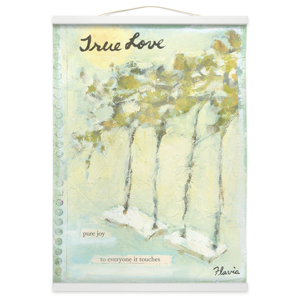 Flavia True Love Hanging Canvas Prints