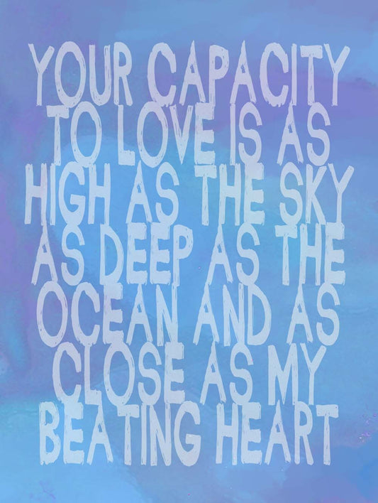 Capacity To Love  4444-0126