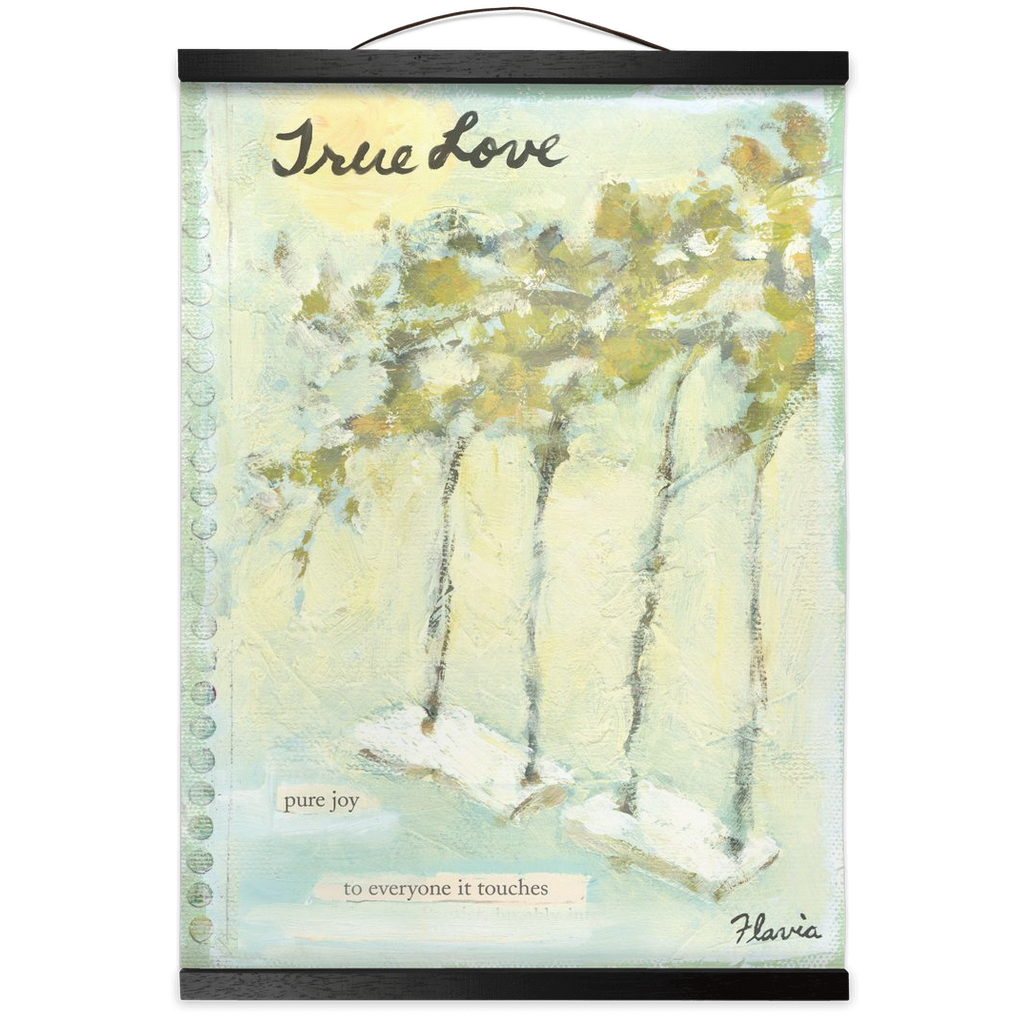 Flavia True Love Hanging Canvas Prints