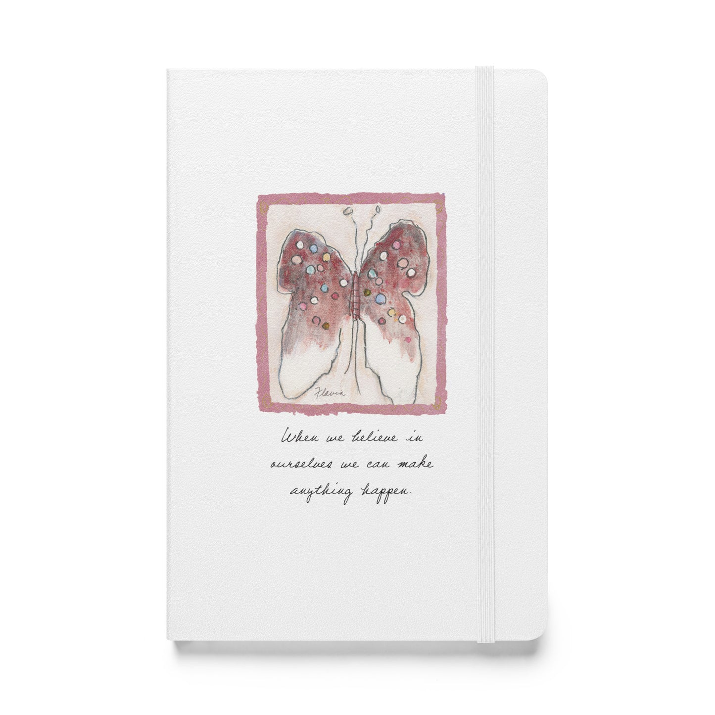 Flavia Believe In Yourself Hardcover bound Journal