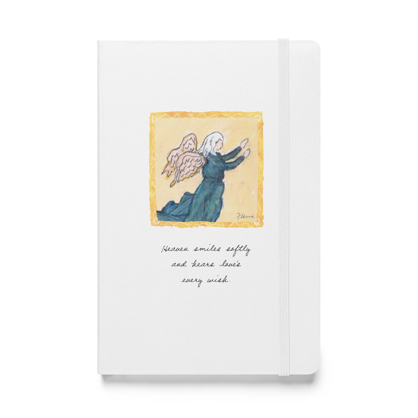 Flavia Heaven Smiles Softly Hardcover bound Journal